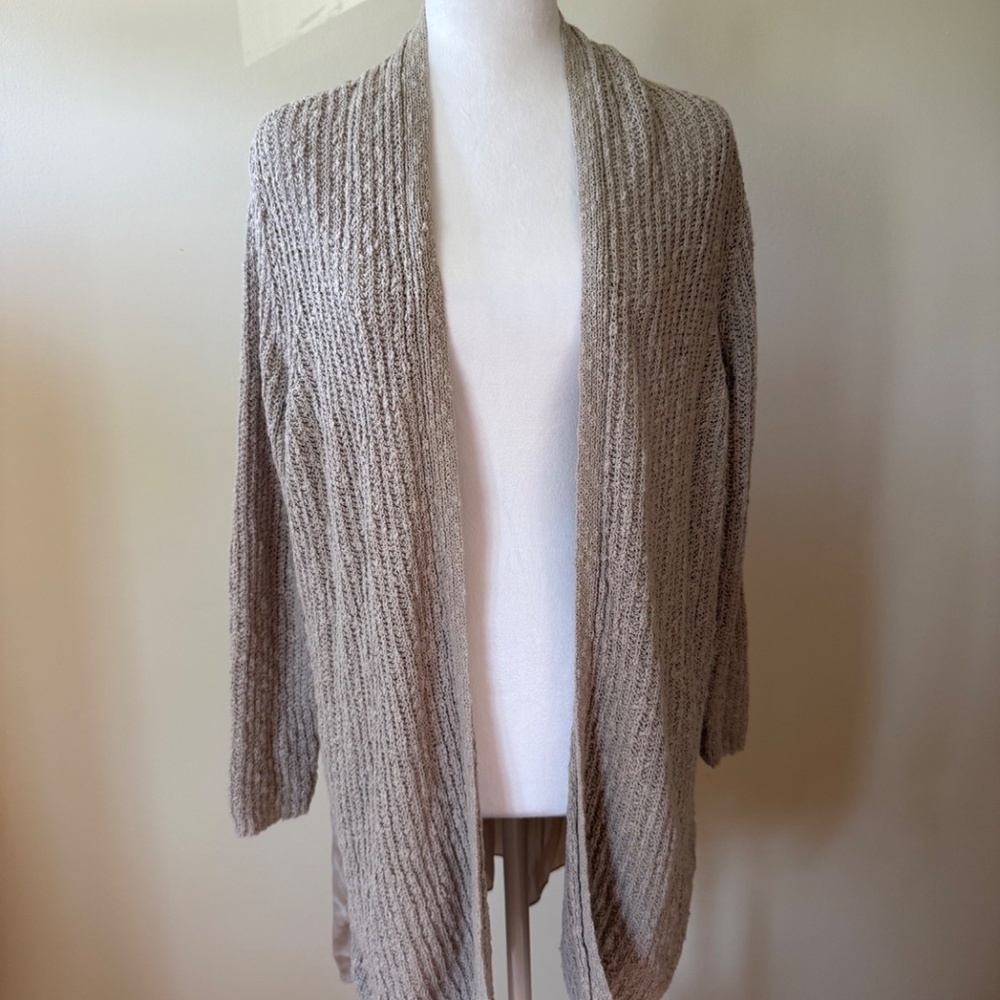 Calvin Klein Women's Knit Floral Lace Ruffled Cardigan NWT - Picture 2 of 7